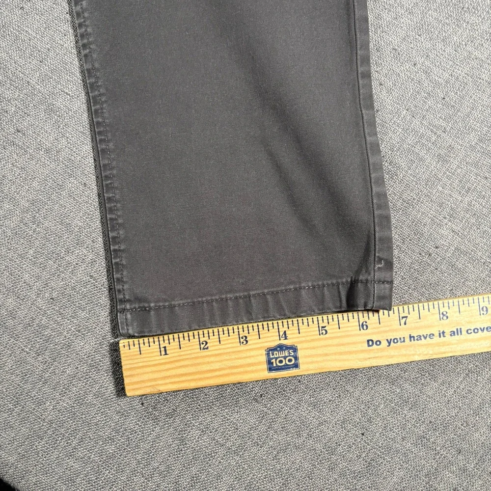 Banana Republic Fulton Chino Men 34x30 (Fits 34x28) Dark Grey Slim Stretch Pants